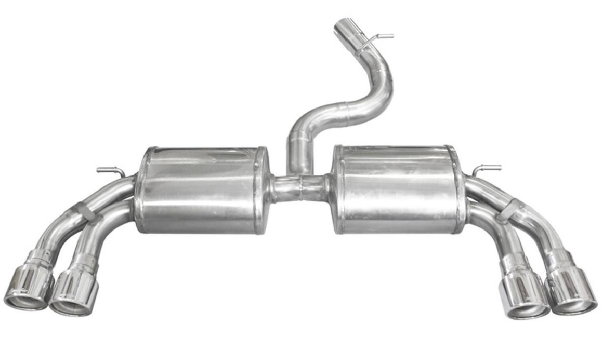 100%25+Inox+%C3%89chappement+Double+sur+mesure+pour+Audi+A3+%288V%29+Sportback+S3+2.0i+TFSI+300cv+2013-+2x80mm+X-Race